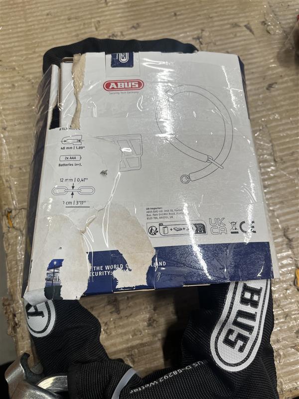 Fyndex - ABUS Detecto Skivbromslås med larm och kätting