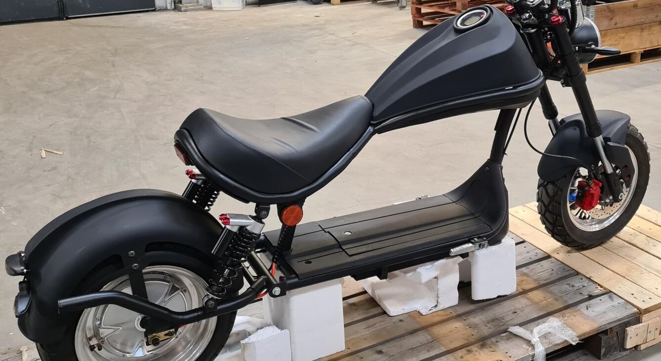 Fyndex - Nitrox Fatbike Rooder Mattsvart- Elmoped klass I
